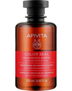 Шампунь для окрашенных волос с протеинами киноа и медом 250 мл Hair Apivita