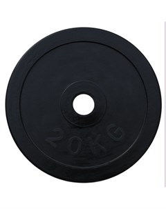 Диск олимпийский обрезиненный черный RCP11 20 Body solid