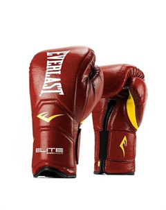 Перчатки тренировочные на липучке Elite Pro 14oz красный Everlast