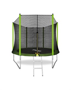 Батут с внешней сеткой и лестницей 10FT Light Green Arland