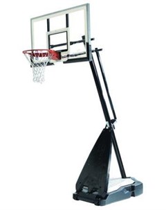Баскетбольная стойка мобильная 54 Glass Hybrid Portable Spalding