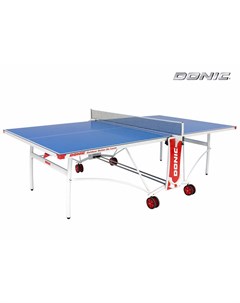 Всепогодный теннисный стол Outdoor Roller De Luxe синий Donic