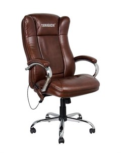 Массажное офисное кресло Prestige коричневое Yamaguchi