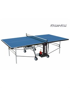 Всепогодный теннисный стол Outdoor Roller 800 синий с сеткой Donic