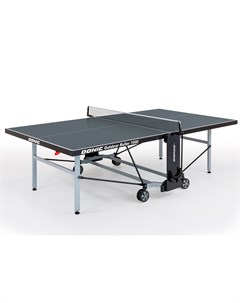 Всепогодный теннисный стол Outdoor Roller 1000 серый с сеткой Donic