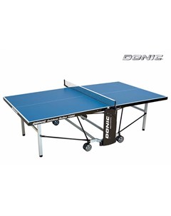 Всепогодный теннисный стол Outdoor Roller 1000 синий с сеткой Donic