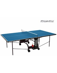 Всепогодный теннисный стол Outdoor Roller 600 синий с сеткой Donic