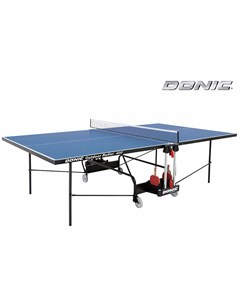 Теннисный стол Outdoor Roller 400 синий с сеткой Donic