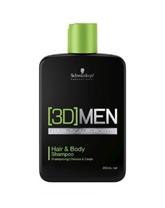 Шампунь для волос и тела Hair Body Shampoo 250 мл 3D MEN Schwarzkopf professional