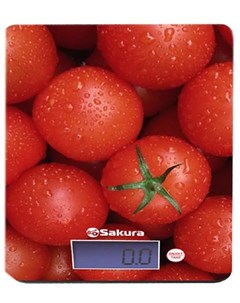 Весы кухонные Sakura SA 6075T Томаты электронные до 8кг Bit