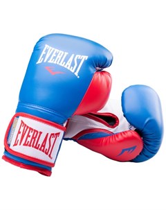 Перчатки боксерские Powerlock P00000728 16oz синий красный Everlast