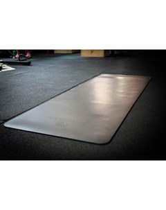 Коврик для йоги 184х61 5х0 5 см Yoga Mat PU rubber чёрный серый Yousteel