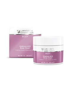 Vitaforce ACE Насыщенный крем для тела с витаминами A C и E 200 мл Body Janssen cosmetics