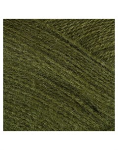 Пряжа Mohair Delicate 5 мохер 10 шерсть 85 акрил 500м 100гр 6126 т зелёный Nako