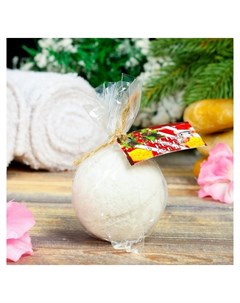 Шипучая бомбочка из персидской соли Счастья в новом году с эфирным маслом лаванды Добропаровъ