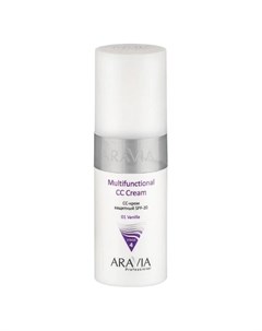 CС крем для лица защитный мультифункциональный Multifunctional CC Cream SPF 20 Объем 150 мл Aravia