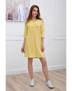 Платье штапельное Нилэйла желтое Инсантрик