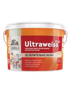 Краска Ultraweiss Plus глубокоматовая 2 5 л Dufa retail