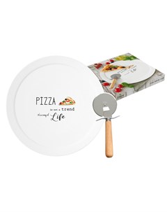 Набор для пиццы Kitchen Elements блюдо и нож Easy life