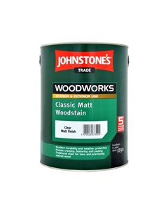 Лак Johnstone s Matt Woodstain Бесцветный 0 75 л 301913 Johnstones