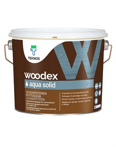 Антисептик белый Woodex Aqua Solid PM1 3 2 7 л Teknos