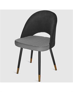 Кресло черно серый 51х49х84 см Bazhou business