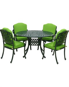 Комплект мебели 5 предметов зелено салатовый Linyi