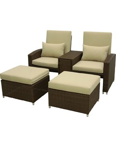 Комплект мебели Deli коричневый 4 предмета Ronica