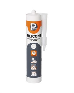 Герметик Silicone Sanitary силиконовый Белый 280 мл Pplus