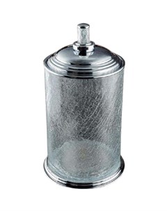 Ведро для мусора Murano Cristal серебряное 22 5х22 5х41 5 см Boheme