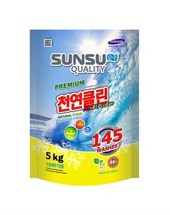 Стиральный порошок Quality концентрированный для цветного белья 5 кг Sunsu
