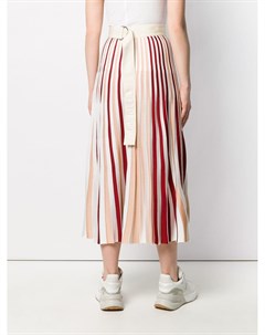 Moncler плиссированная юбка в стиле колор блок нейтральные цвета Moncler