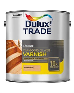 Лак diamond glaze водный полуматовый 2 5л Dulux