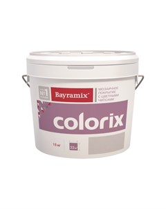 Краска мозаичная Colorix BCL08 90 с цветными чипсами 9 кг Bayramix