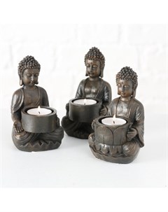 Подсвечник Будда для чайной свечи 9х14см Boltze