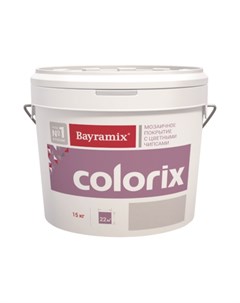 Краска мозаичная Colorix BCL11 90 с цветными чипсами 9 кг Bayramix