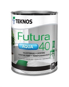 Краска универсальная Futura Aqua 40 PM3 0 9 л Teknos