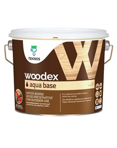 Грунтовочный антисептик Woodex Aqua Base 3 л Teknos