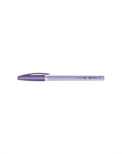 Ручка шариковая IQ фиолетовая чернила синие 0 5 мм Lamark