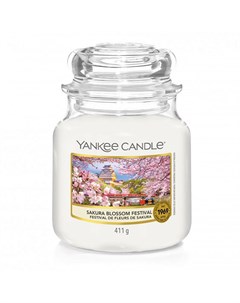 Свеча средняя Фестиваль цветения сакуры Yankee candle