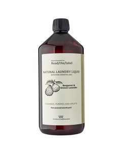 Средство жидкое для стирки с эфирными маслами Read the Label Бергамот и Лаванда Vanilla blanc
