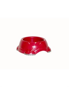 Миска для собак MODERNA Smarty bowl с антискольжением бордовая пластик 1245 мл Pride