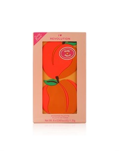 Тени для век Mini Tasty Peach 8 цветов 10 8г I heart revolution