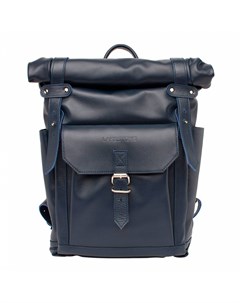 Кожаный рюкзак для ноутбука Eliot Dark Blue Lakestone