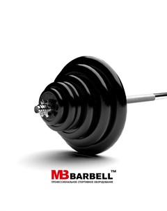 Штанга обрезиненная MB Barbell Atlet 80кг Barfits