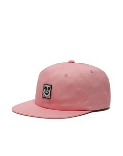Кепка Icon Patch Panel Strapback Pink 2022 Obey