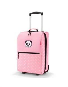 Чемодан детский trolley xs panda dots pink розовый 30x75x20 см Reisenthel