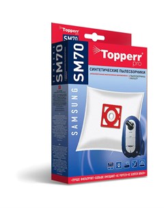 Topperr SM70 Пылесборник синтетический для пылесоса Samsung Тип VP 77 4 шт Thoma's