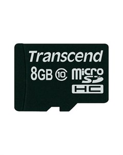 Карта памяти Micro SecureDigital 8Gb HC UHS 1 class10 TS8GUSDCU1 Transcend