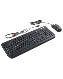 Клавиатура мышь Wired 600 Desktop Black USB APB 00011 Microsoft